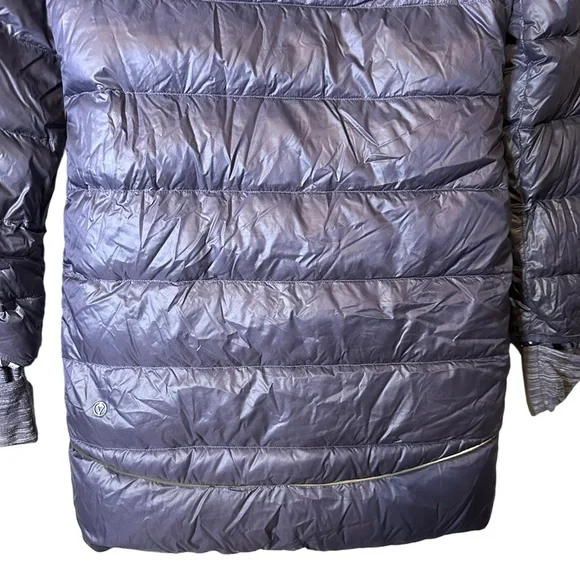 IVIVVA Lululemon Girls Winter Snow Long Down Parka Jacket Size 12 Purple
